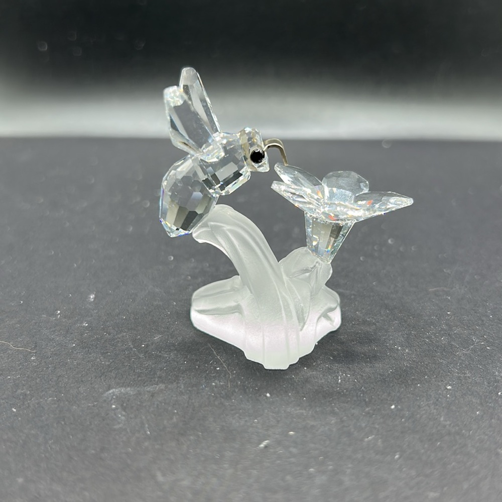 Swarvoski Silver Crystal Honey Bee on Flower. Excellent condition. - Picture 3 of 5